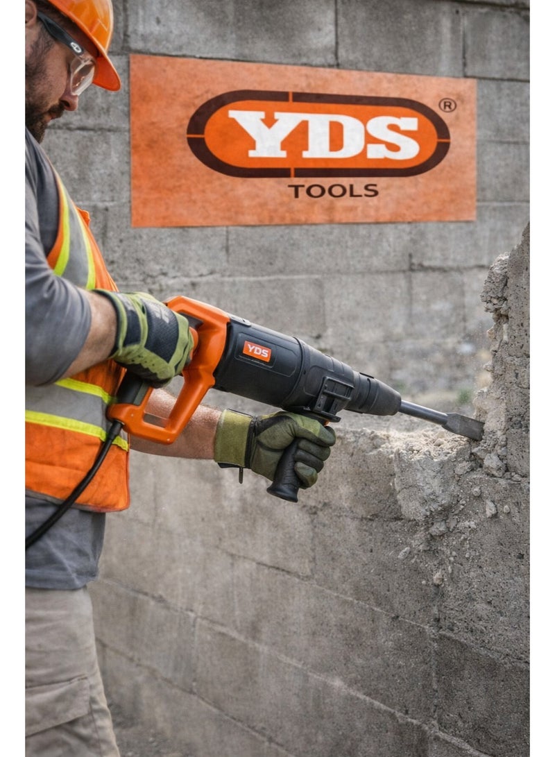 YDS 2 Pieces Flat Chisel for Rotary Hammer Drill YDS – Size 30 × 500 mm – Model YDS-0134-7 - Image 4